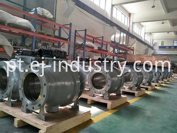 cast steel trunnion ball valve